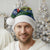 Curacao Christmas Santa Hat with Santa Turtle Ocean Waves Snowflakes and Holiday Gift Design - Wonder Print Shop