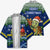 Curacao Christmas Kimono with Santa Turtle Ocean Waves Snowflakes and Holiday Gift Design - Wonder Print Shop