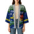 Curacao Christmas Kimono with Santa Turtle Ocean Waves Snowflakes and Holiday Gift Design - Wonder Print Shop