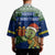 Curacao Christmas Kimono with Santa Turtle Ocean Waves Snowflakes and Holiday Gift Design - Wonder Print Shop