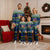 Curacao Christmas Pajama Set with Santa Turtle Ocean Waves Snowflakes and Holiday Gift Design - Wonder Print Shop