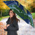 Curacao Christmas Umbrella with Santa Turtle Ocean Waves Snowflakes and Holiday Gift Design - Wonder Print Shop