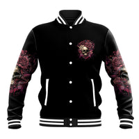 My Give A F Rose Skull Baseball Jacket - Wonder Print Shop
