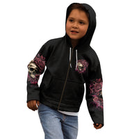 My Give A F Rose Skull Kid Hoodie - Wonder Print Shop
