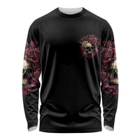 My Give A F Rose Skull Long Sleeve Shirt - Wonder Print Shop