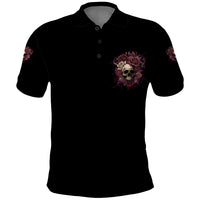 My Give A F Rose Skull Polo Shirt - Wonder Print Shop