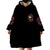 My Give A F Rose Skull Wearable Blanket Hoodie - Wonder Print Shop