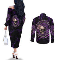 i-am-the-storm-rose-skull-couples-matching-off-the-shoulder-long-sleeve-dress-and-long-sleeve-button-shirt