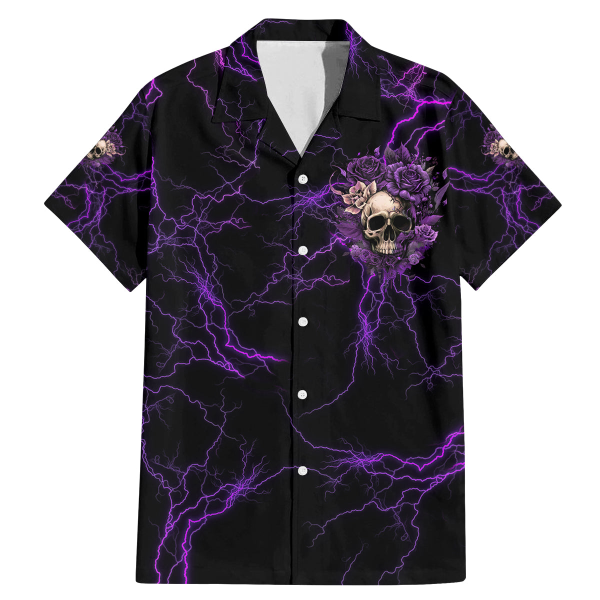 I Am The Storm Rose Skull Family Matching Mermaid Dress and Hawaiian Shirt - Wonder Print Shop