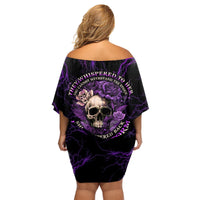 I Am The Storm Rose Skull Family Matching Off Shoulder Short Dress and Hawaiian Shirt - Wonder Print Shop