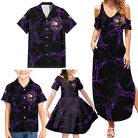 I Am The Storm Rose Skull Family Matching Summer Maxi Dress and Hawaiian Shirt - Wonder Print Shop