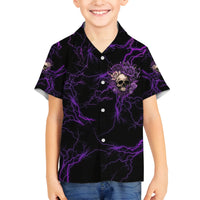 I Am The Storm Rose Skull Family Matching Tank Maxi Dress and Hawaiian Shirt - Wonder Print Shop