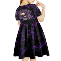 I Am The Storm Rose Skull Kid Short Sleeve Dress - Wonder Print Shop