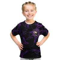 I Am The Storm Rose Skull Kid T Shirt - Wonder Print Shop