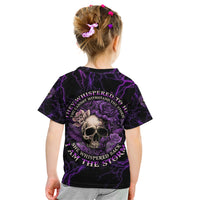 I Am The Storm Rose Skull Kid T Shirt - Wonder Print Shop