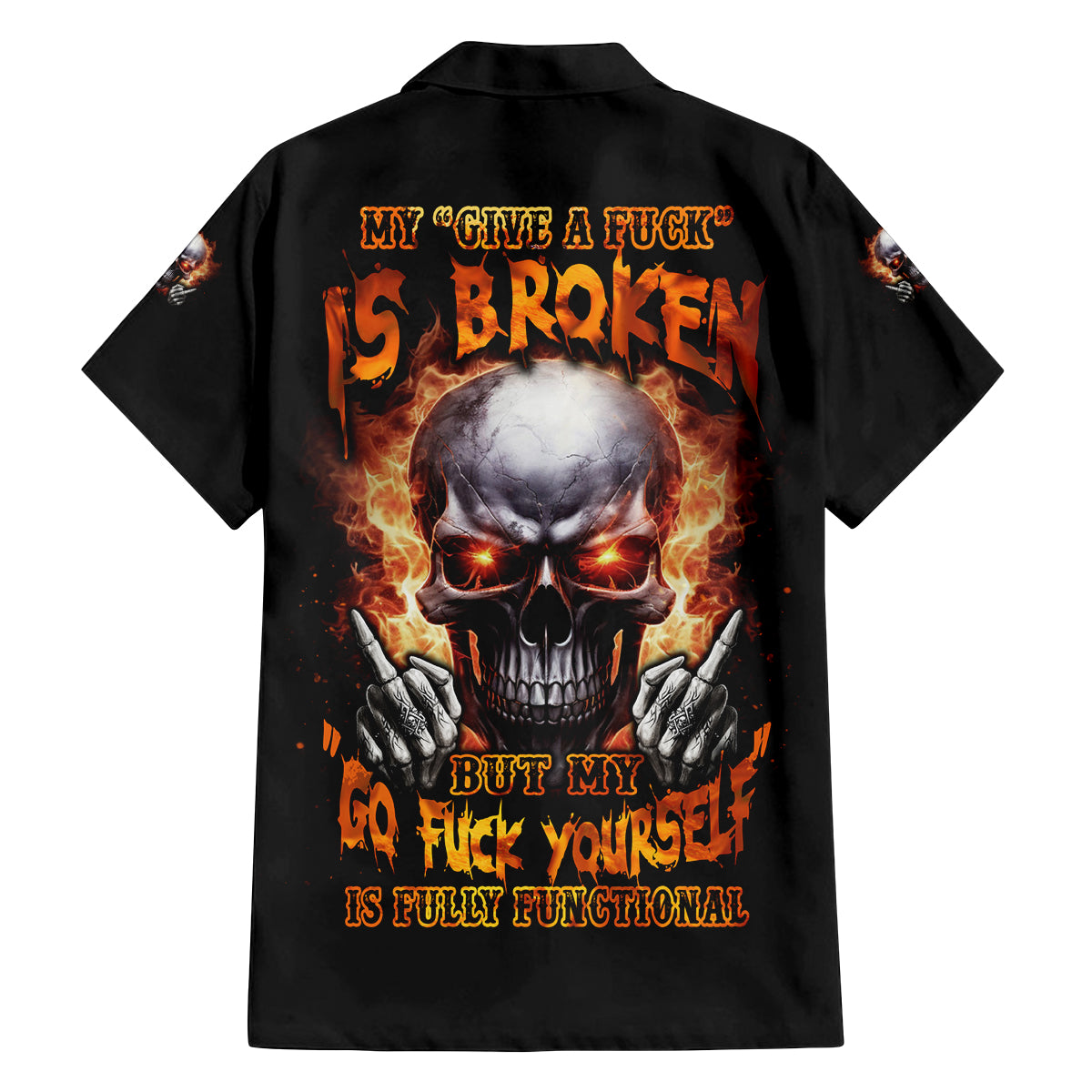 Give Me A F Is Broken But My Go F Yourself Family Matching Long Sleeve Bodycon Dress and Hawaiian Shirt - Wonder Print Shop