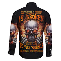 Give Me A F Is Broken But My Go F Yourself Family Matching Summer Maxi Dress and Hawaiian Shirt - Wonder Print Shop