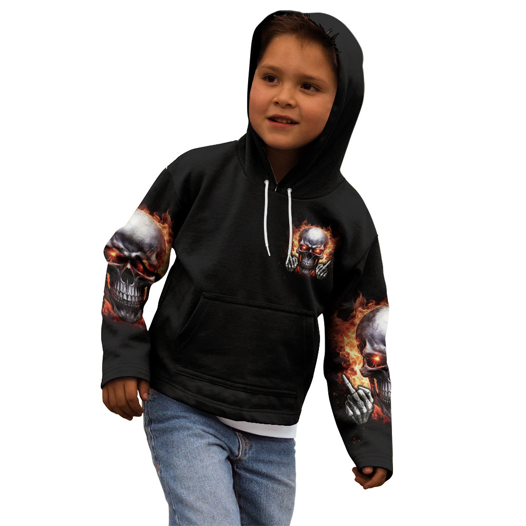 Give Me A F Is Broken But My Go F Yourself Kid Hoodie - Wonder Print Shop
