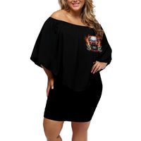 Give Me A F Is Broken But My Go F Yourself Off Shoulder Short Dress - Wonder Print Shop