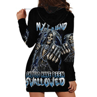 You My Friend Should Have Been Swallowed Hoodie Dress - Wonder Print Shop