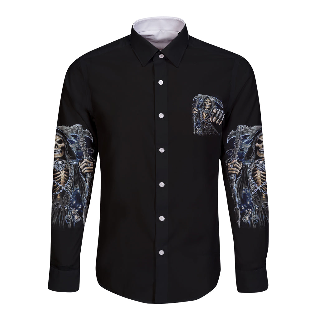 You My Friend Should Have Been Swallowed Long Sleeve Button Shirt - Wonder Print Shop