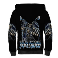 You My Friend Should Have Been Swallowed Sherpa Hoodie - Wonder Print Shop