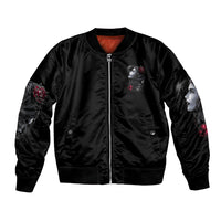 Don't Try To Figure Me Out Bomber Jacket - Wonder Print Shop