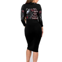 Don't Try To Figure Me Out Family Matching Long Sleeve Bodycon Dress and Hawaiian Shirt - Wonder Print Shop