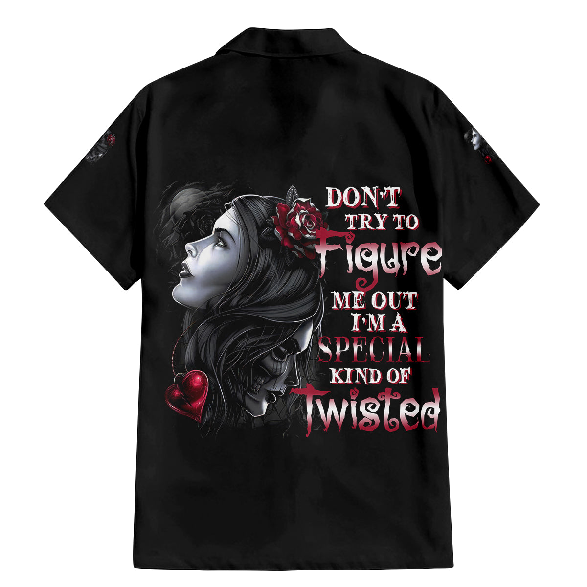 Don't Try To Figure Me Out Family Matching Mermaid Dress and Hawaiian Shirt - Wonder Print Shop