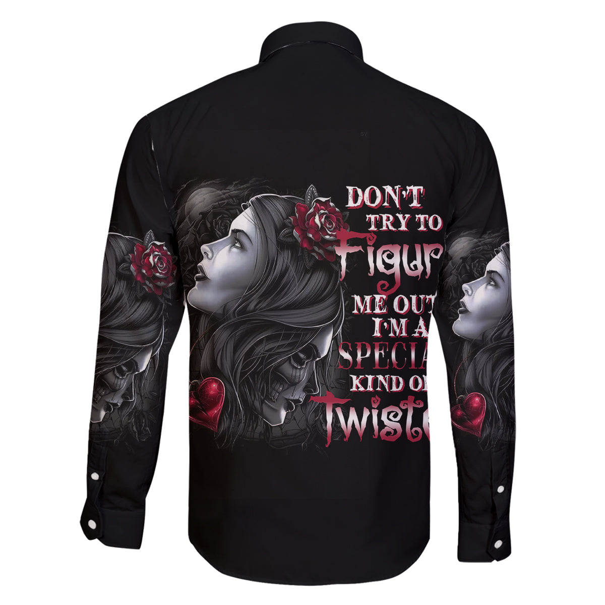 Don't Try To Figure Me Out Family Matching Mermaid Dress and Hawaiian Shirt - Wonder Print Shop