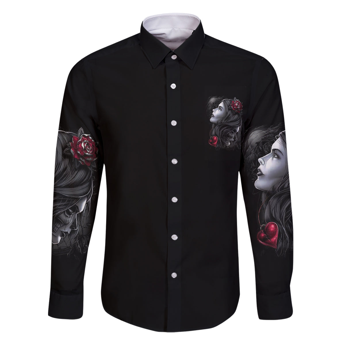 Don't Try To Figure Me Out Family Matching Off Shoulder Long Sleeve Dress and Hawaiian Shirt - Wonder Print Shop