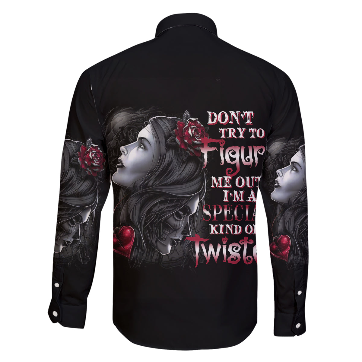 Don't Try To Figure Me Out Family Matching Short Sleeve Bodycon Dress and Hawaiian Shirt - Wonder Print Shop