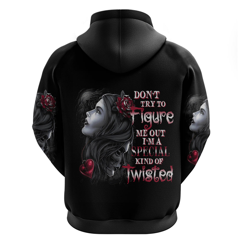 Don't Try To Figure Me Out Hoodie - Wonder Print Shop