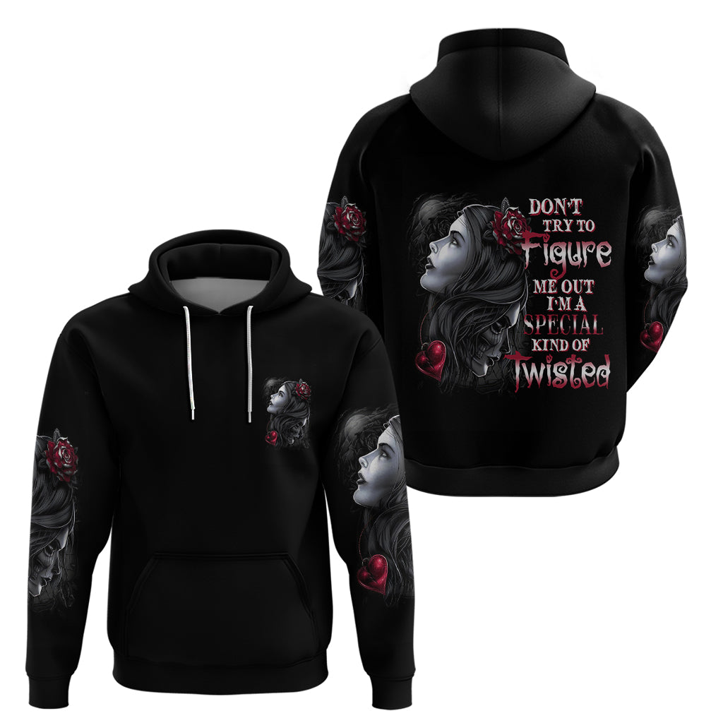 Don't Try To Figure Me Out Hoodie - Wonder Print Shop