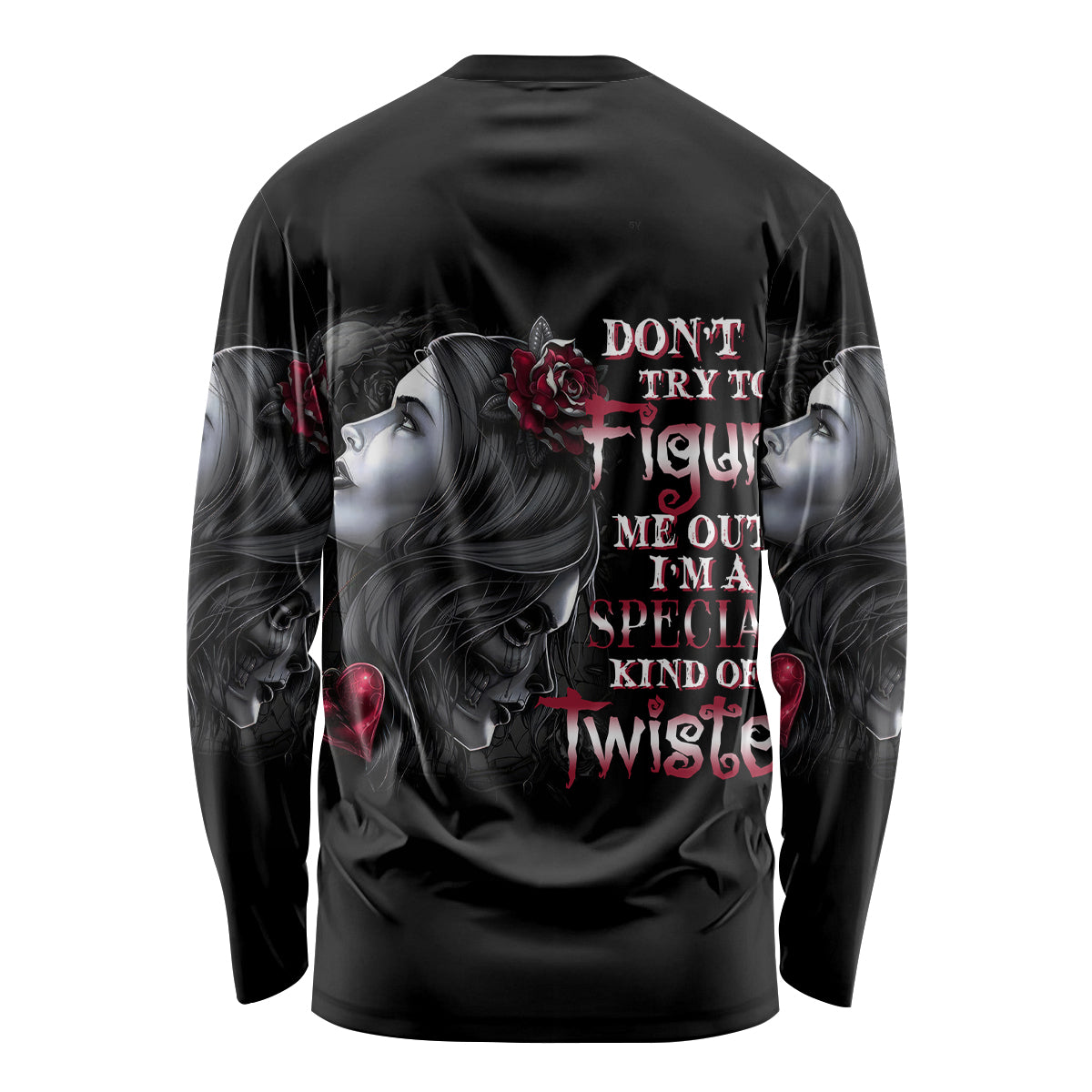 Don't Try To Figure Me Out Long Sleeve Shirt - Wonder Print Shop