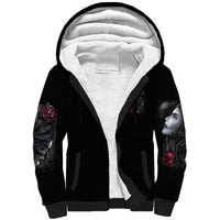 Don't Try To Figure Me Out Sherpa Hoodie - Wonder Print Shop