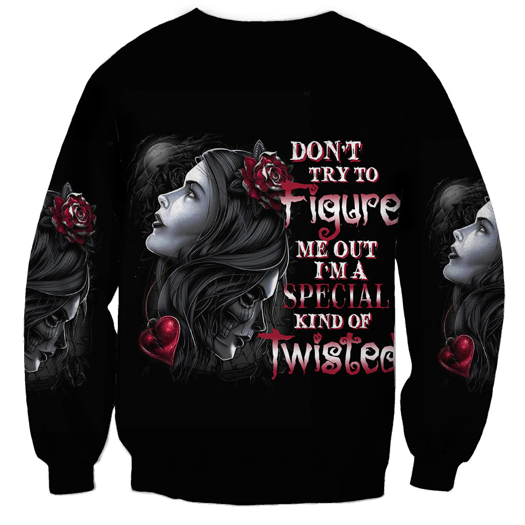 Don't Try To Figure Me Out Sweatshirt - Wonder Print Shop