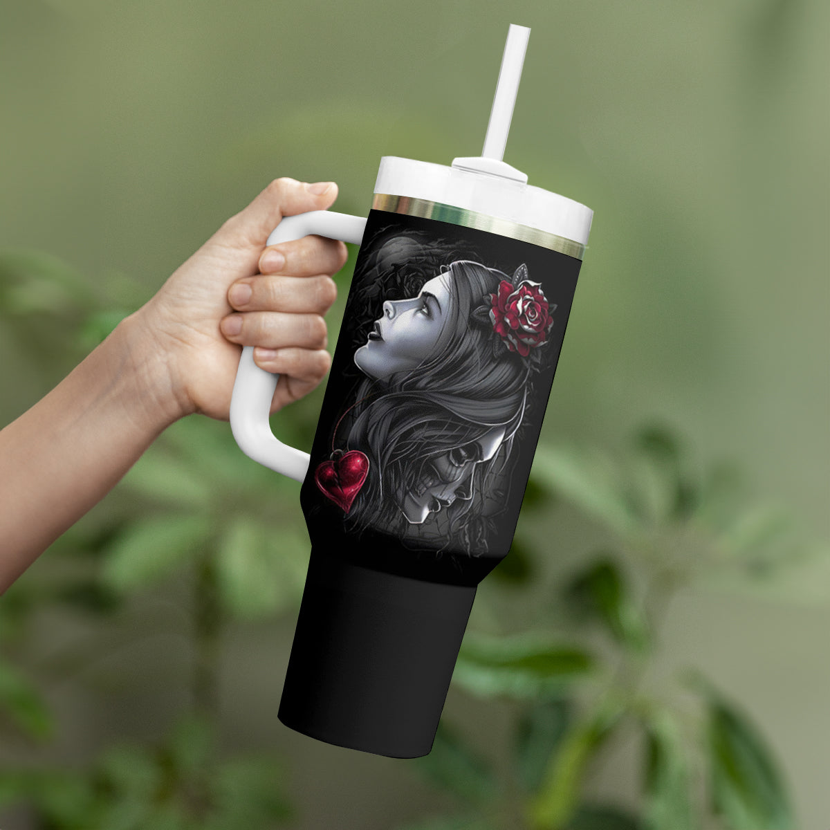 Don't Try To Figure Me Out Tumbler With Handle - Wonder Print Shop