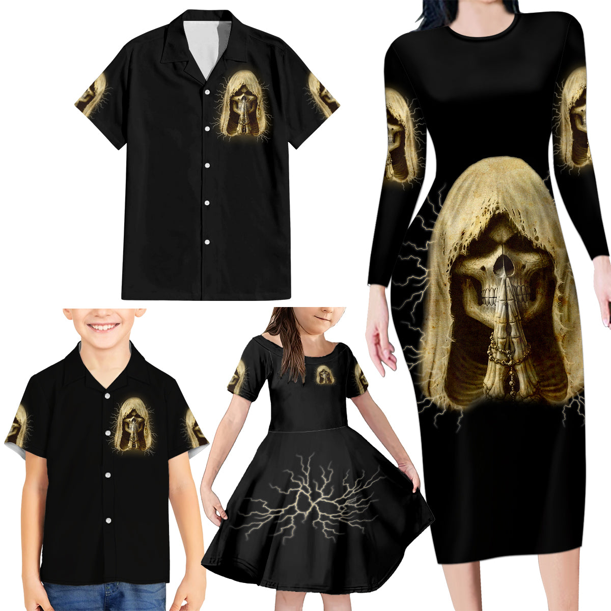 I'm Not Rude I Just Have The Balls Family Matching Long Sleeve Bodycon Dress and Hawaiian Shirt - Wonder Print Shop