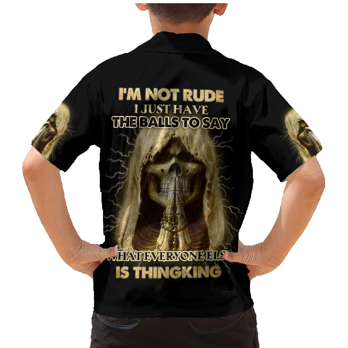 I'm Not Rude I Just Have The Balls Family Matching Mermaid Dress and Hawaiian Shirt - Wonder Print Shop