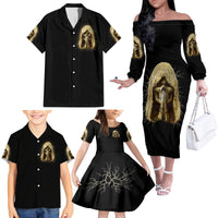 I'm Not Rude I Just Have The Balls Family Matching Off Shoulder Long Sleeve Dress and Hawaiian Shirt - Wonder Print Shop