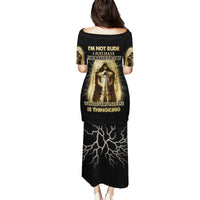 I'm Not Rude I Just Have The Balls Family Matching Puletasi Dress and Hawaiian Shirt - Wonder Print Shop