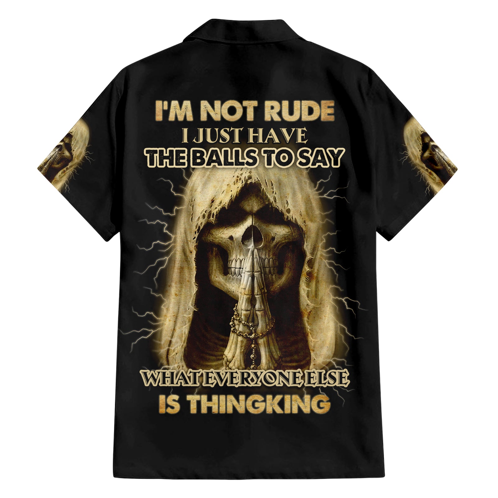I'm Not Rude I Just Have The Balls Hawaiian Shirt - Wonder Print Shop