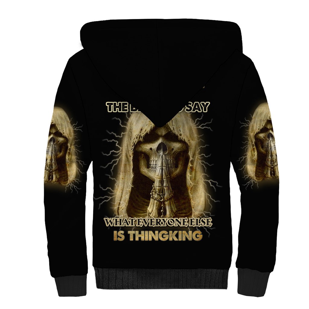 I'm Not Rude I Just Have The Balls Sherpa Hoodie - Wonder Print Shop