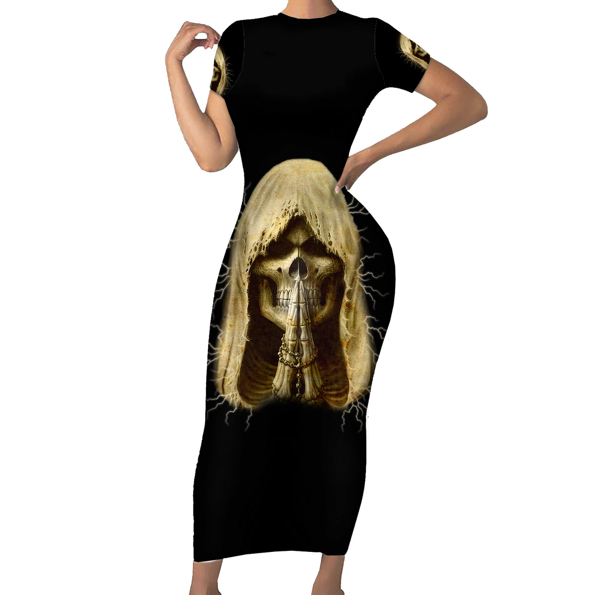 I'm Not Rude I Just Have The Balls Short Sleeve Bodycon Dress - Wonder Print Shop