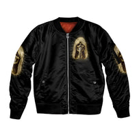 I'm Not Rude I Just Have The Balls Sleeve Zip Bomber Jacket - Wonder Print Shop
