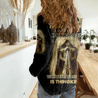 I'm Not Rude I Just Have The Balls Women Casual Shirt - Wonder Print Shop