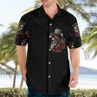 Skl Rose - Zero Fck Given Hawaiian Shirt - Wonder Print Shop