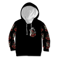 Skl Rose - Zero Fck Given Kid Hoodie - Wonder Print Shop