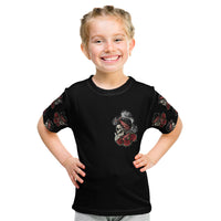 Skl Rose - Zero Fck Given Kid T Shirt - Wonder Print Shop